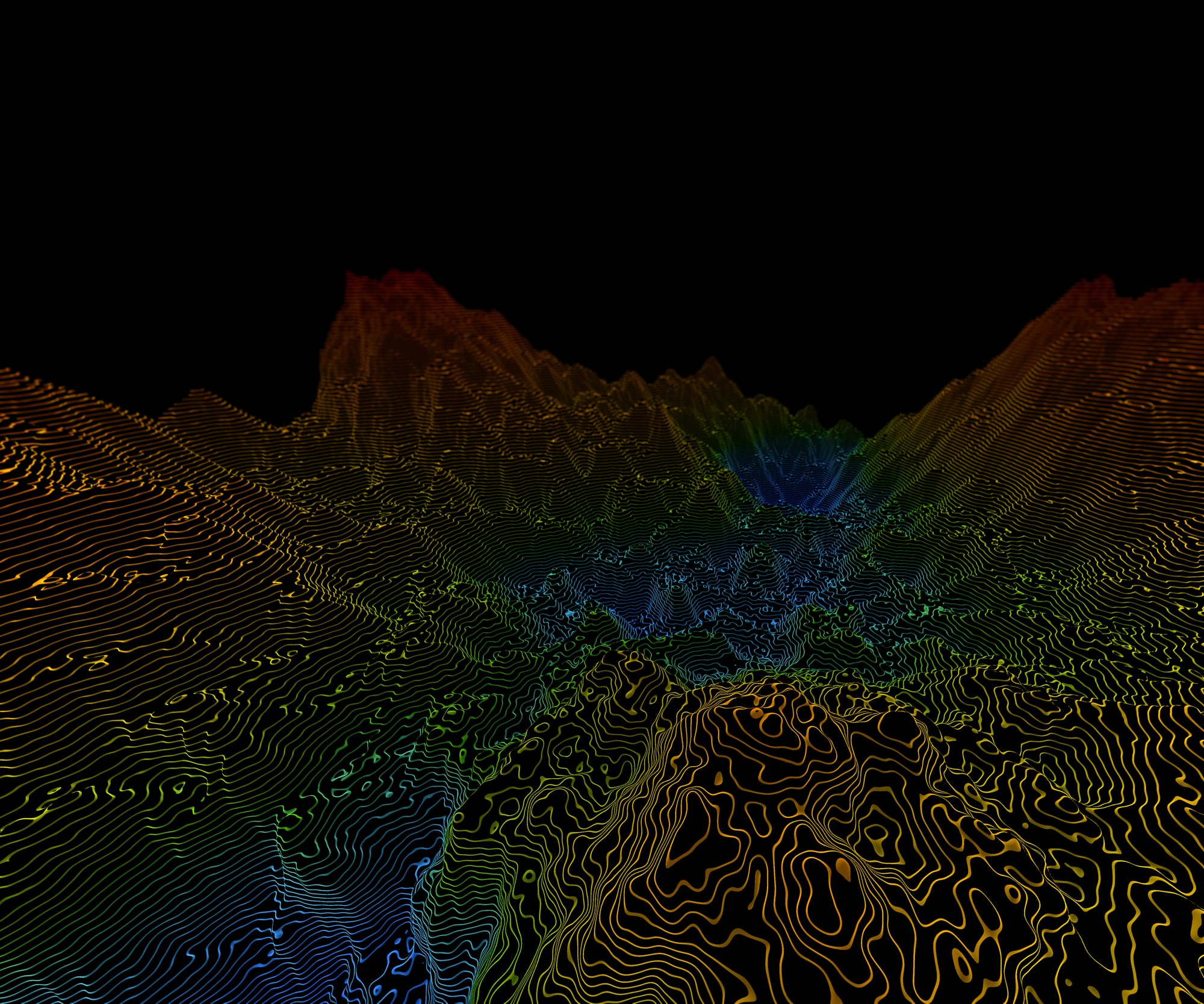 Lidar detection topo