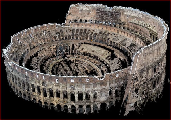 colisée nuage de point