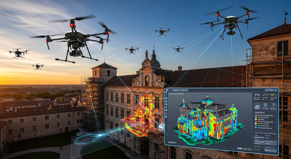 Photogrammétrie par drone
